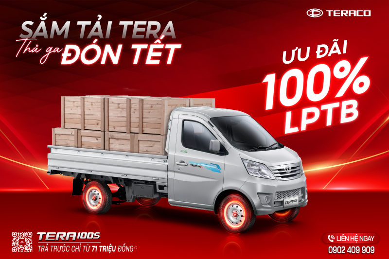 THÁNG 12 “SẮM TẢI TERA – THẢ GA ĐÓN TẾT” VỚI ƯU ĐÃI HẤP DẪN TỪ DAEHAN MOTORS