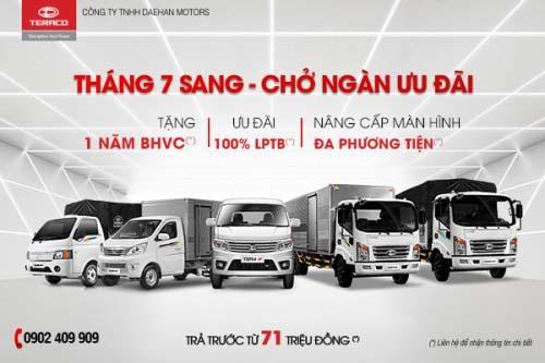 DAEHAN MOTORS TRIỂN KHAI CHƯƠNG TRÌNH KHUYẾN MÃI LỚN TRONG THÁNG 7.2023