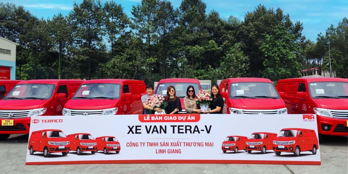 DAEHAN MOTORS BÀN GIAO LÔ XE VAN TERA-V CHO CÔNG TY TNHH SẢN XUẤT THƯƠNG MẠI LINH GIANG