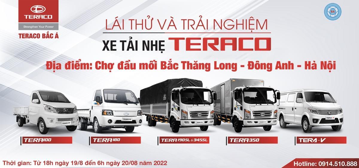 CHUỖI SỰ KIỆN – LÁI THỬ XE TERACO BẮC Á