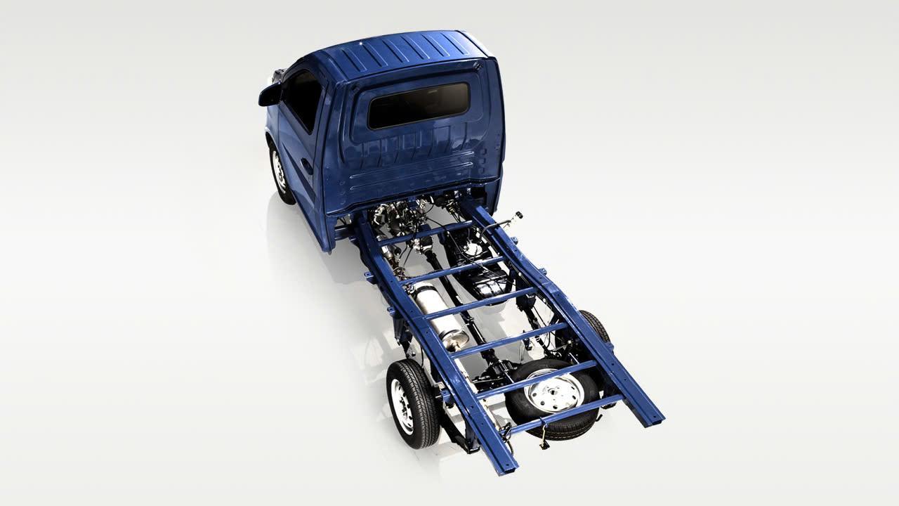 khung gầm Tera100 chắc chắn