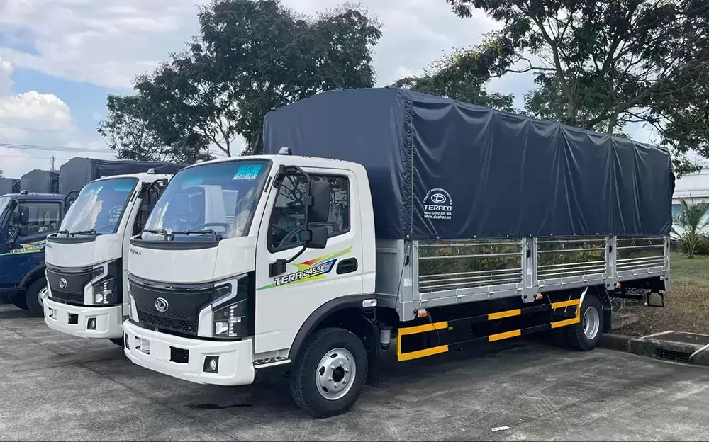 Xe tải thùng dài 6m3 thương hiệu Teraco