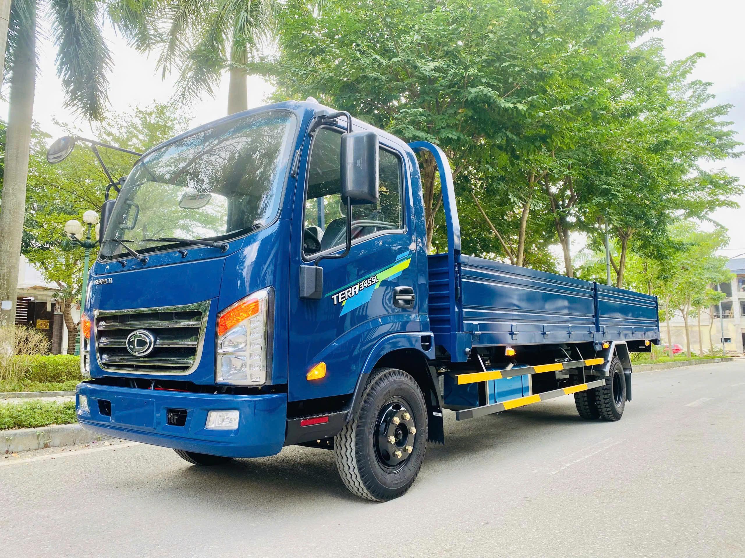 Teraco Tera 345SL Euro 5 – Chuyên gia vận chuyển sản phẩm kích thước dài, mạnh mẽ và tiết kiệm